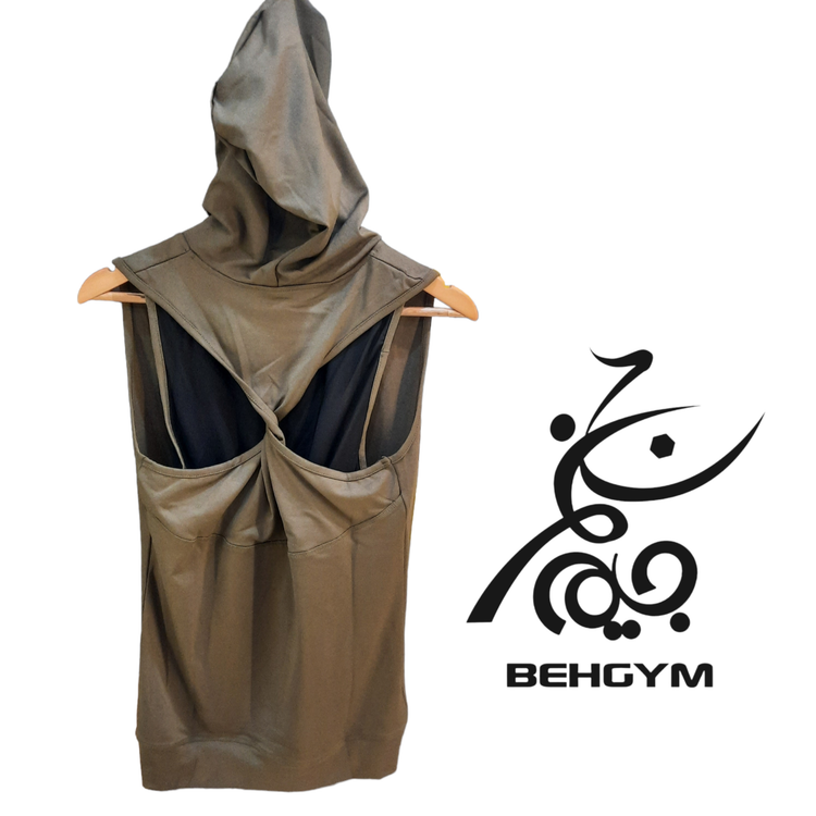 تاپ کاور ورزشی زنانه کلاهدار وارداتی
