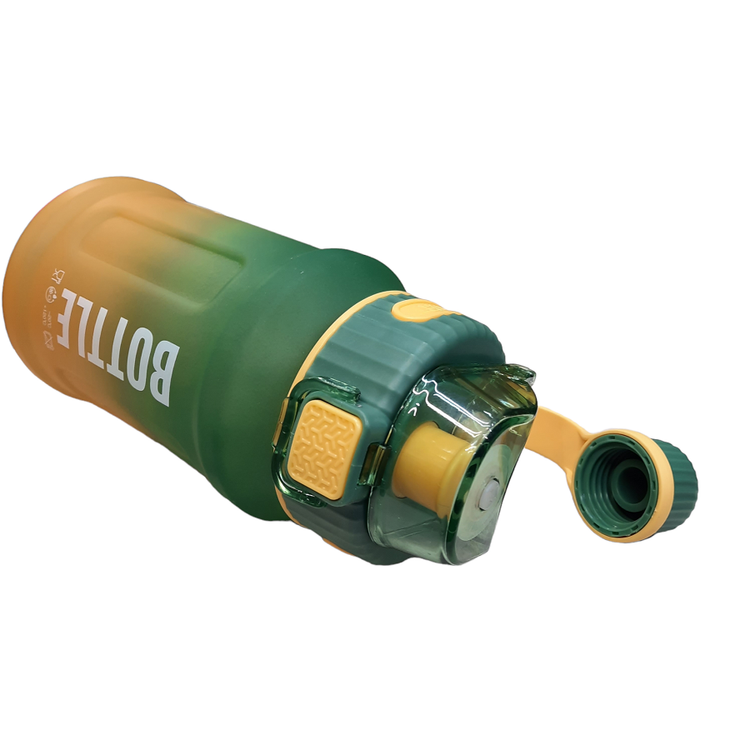 قمقمه ورزشی اسپرت دو درب نی دار bottle وارداتی